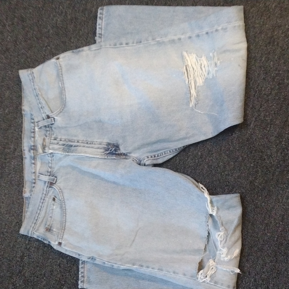 Levis Men's 505 Distressed Stone Washed Jeans Excel cond. Size 38x30